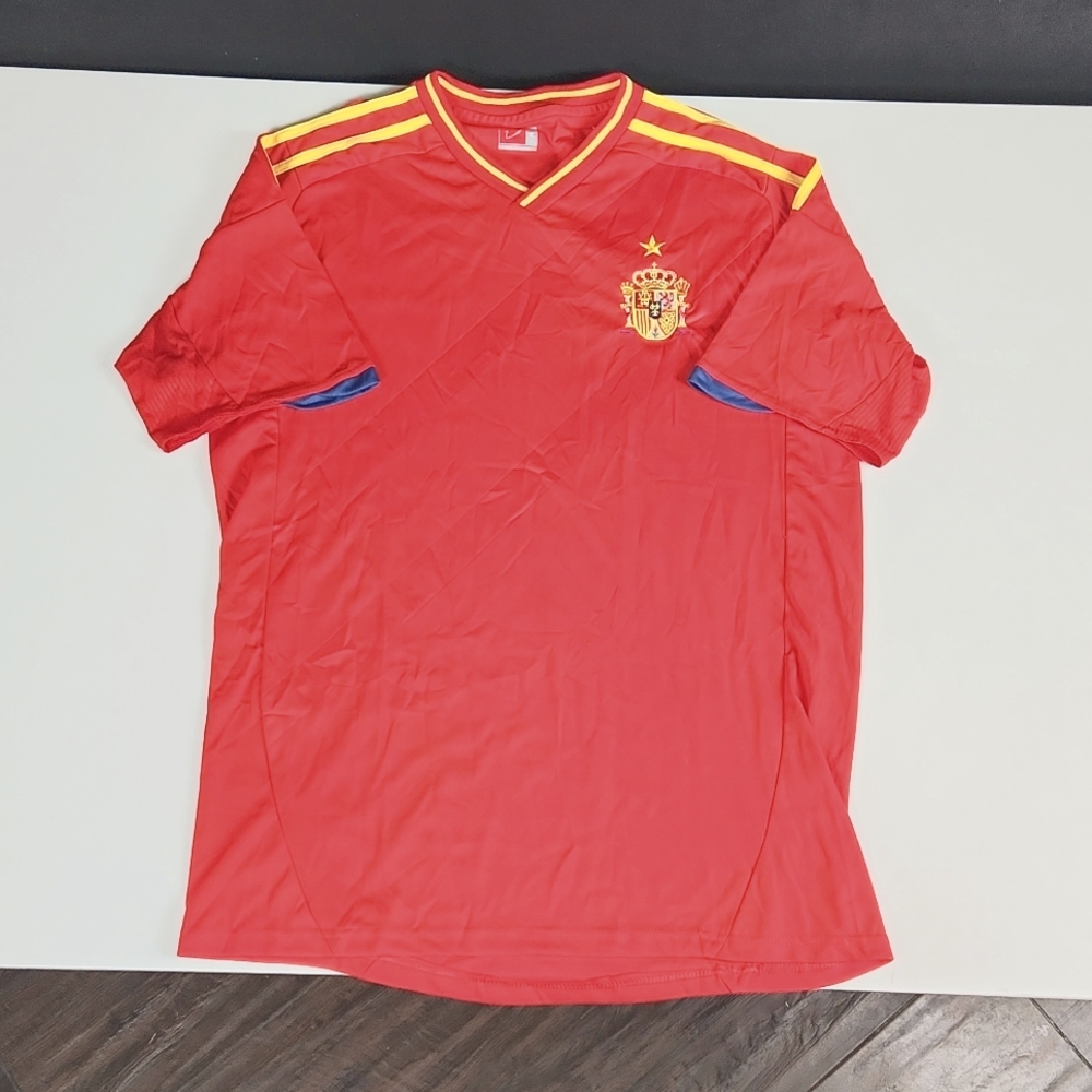Patriot Sport - Spain/Espana Plus Ultra Red Soccer Jersey Men's Size XL